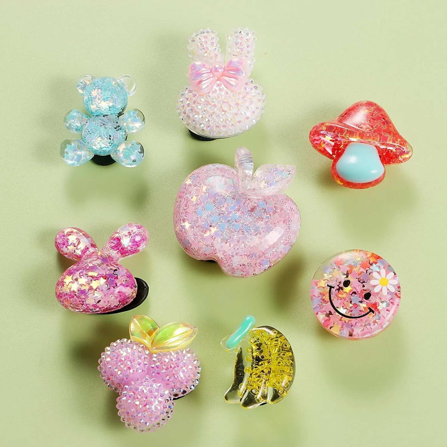25PCS Cute Shoes Charms for Girls & Little Kids Charms for Women Girls Birthday Gifts