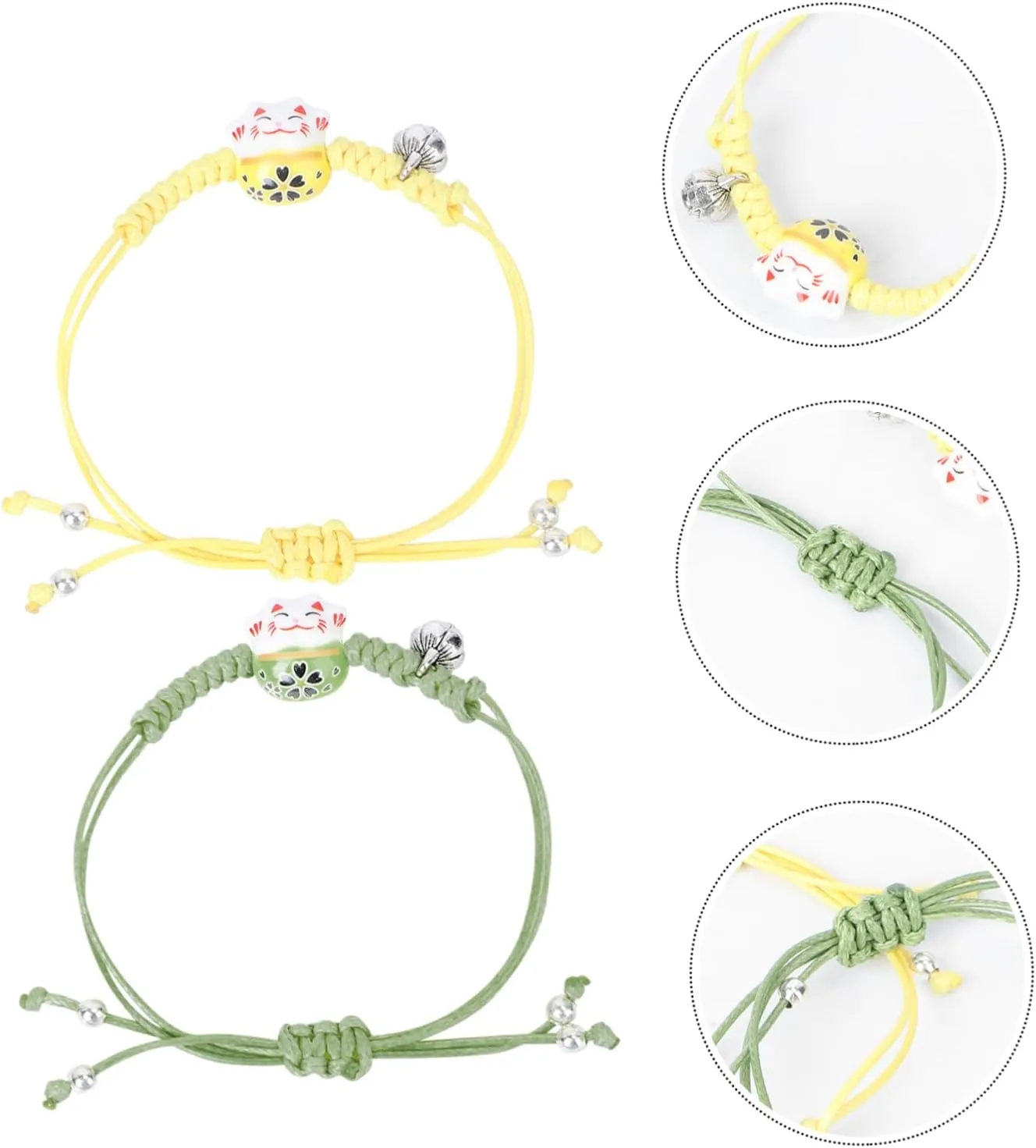 2pcs Ceramic Charm Bracelet Bracelets for Couples Kawaii Bracelets Couples Bracelets Couples