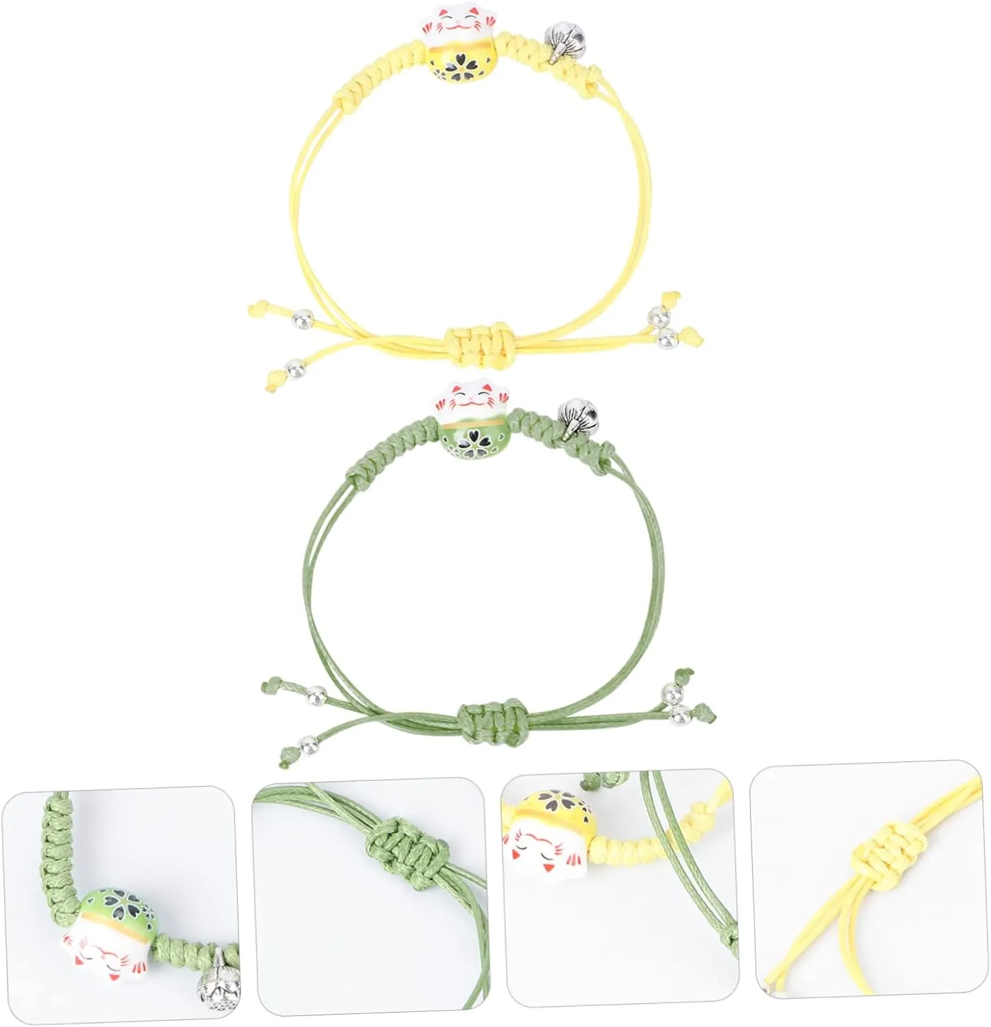 2pcs Ceramic Charm Bracelet Bracelets for Couples Kawaii Bracelets Couples Bracelets Couples