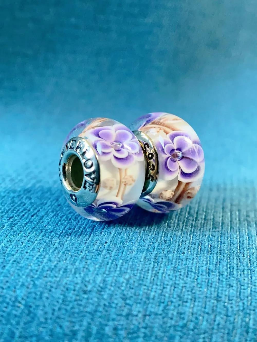 2pcs Murano Glass Charms for Pandora Bracelets, 925 Sterling Silver Charms for Bracelets, Green Charms and Red Charms, Snowman Charms, Animal Bead Charms, Jewelry Gifts for Women