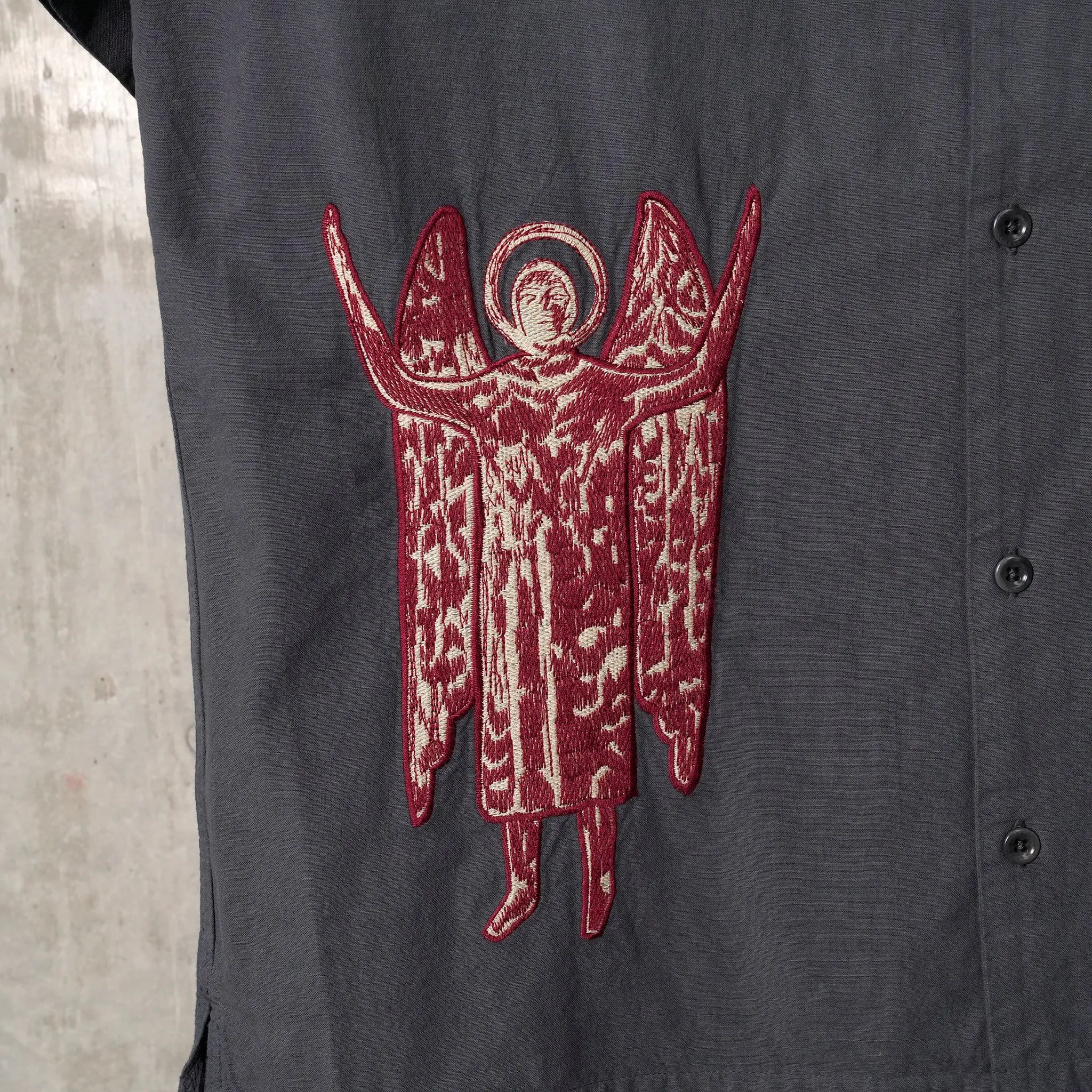 ANTIQUE CAMP SHIRT / VINTAGE BLACK
