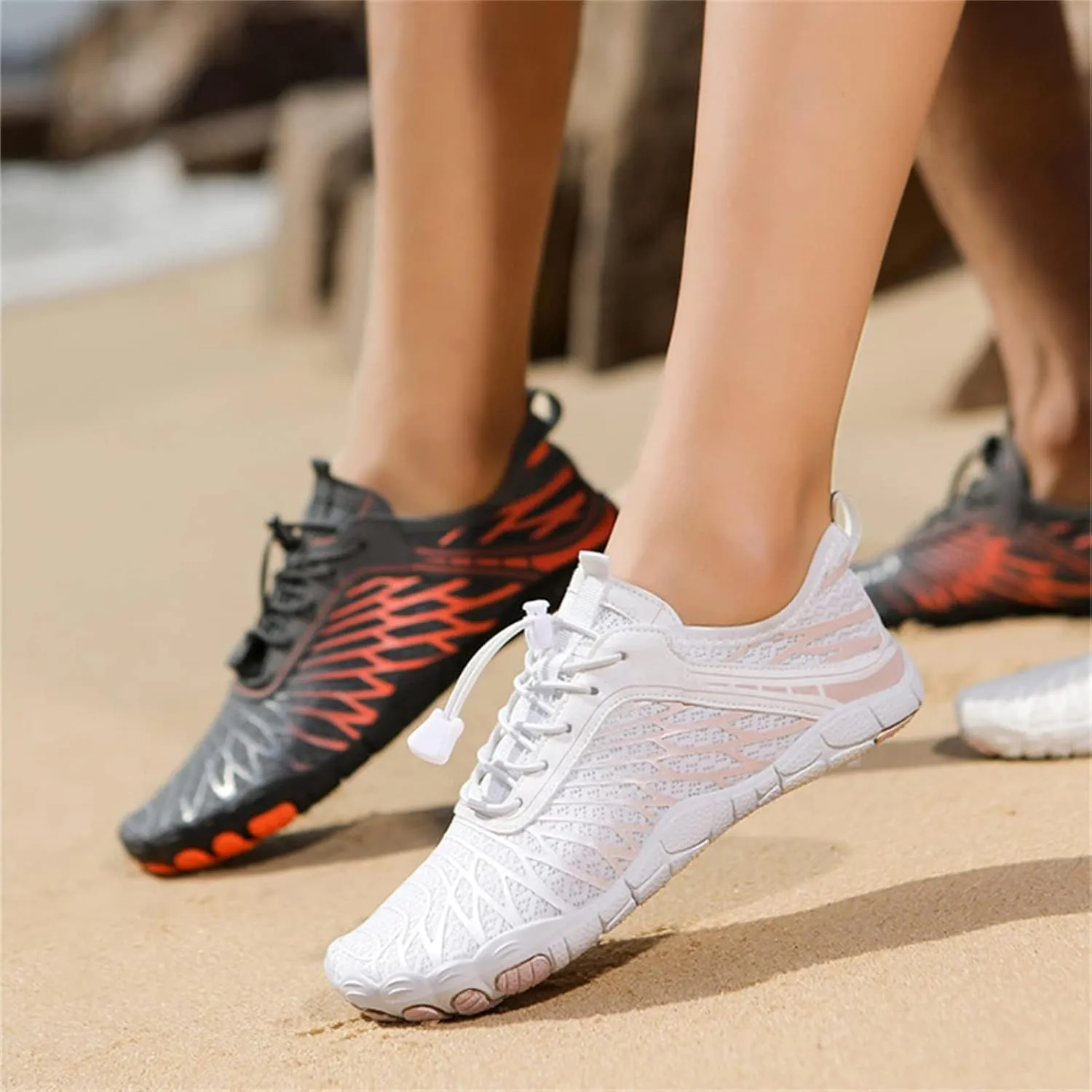 Barefoot Shoes for Women Men Quick Dry Wide Toe Box Water Shoes Non-Slip Grounded Shoes Lightweight Hiking Footwear for Swiming Pool Beach Diving Surfing Walking Climbing Camping for Couple