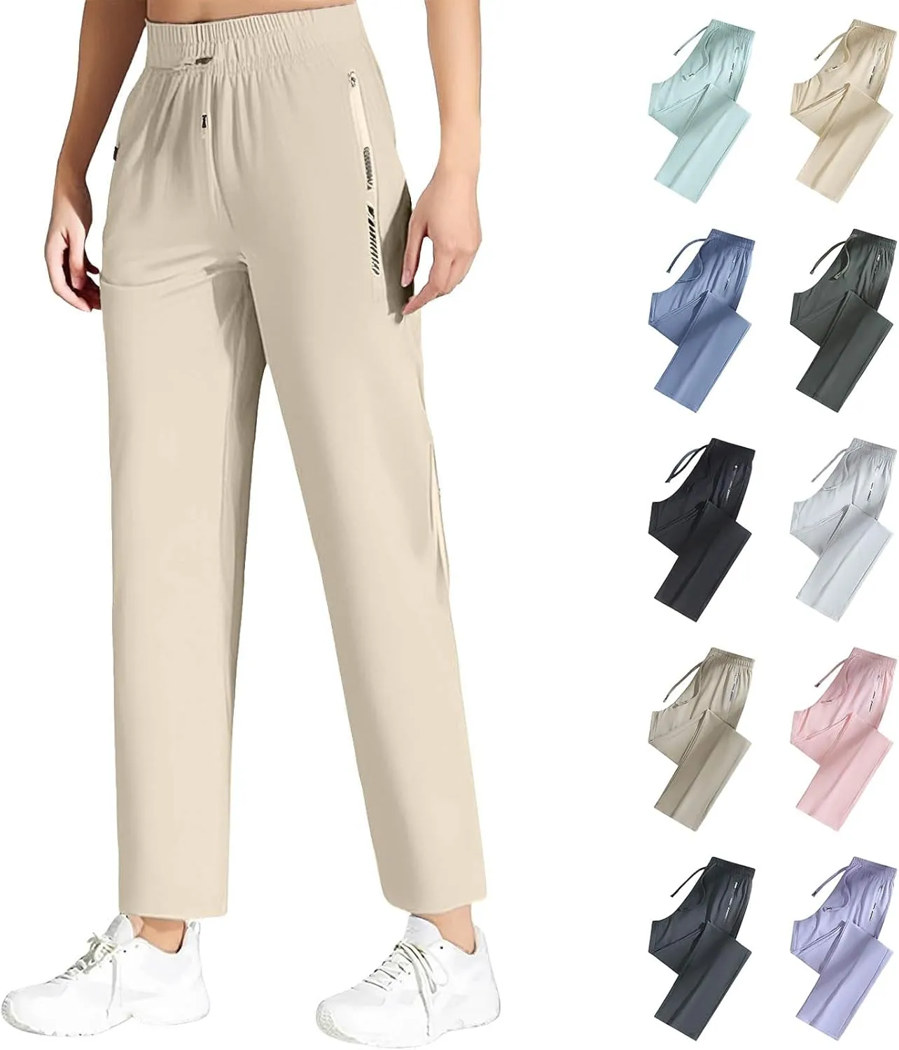 Beeswan Pants for Women Over 50, 2025 New Stretchactive - Women's Stretch Active Breathable Palcomfy Casual Pants