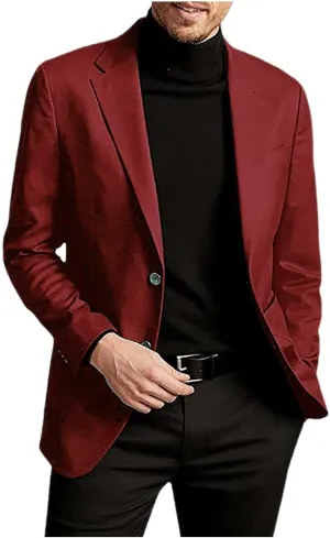 Blazer Suit Jacket for Men Regular Fit Sequin Jacket Plus Blue Linen Blazer Men Mens Patterned Sport Coats and Blazers