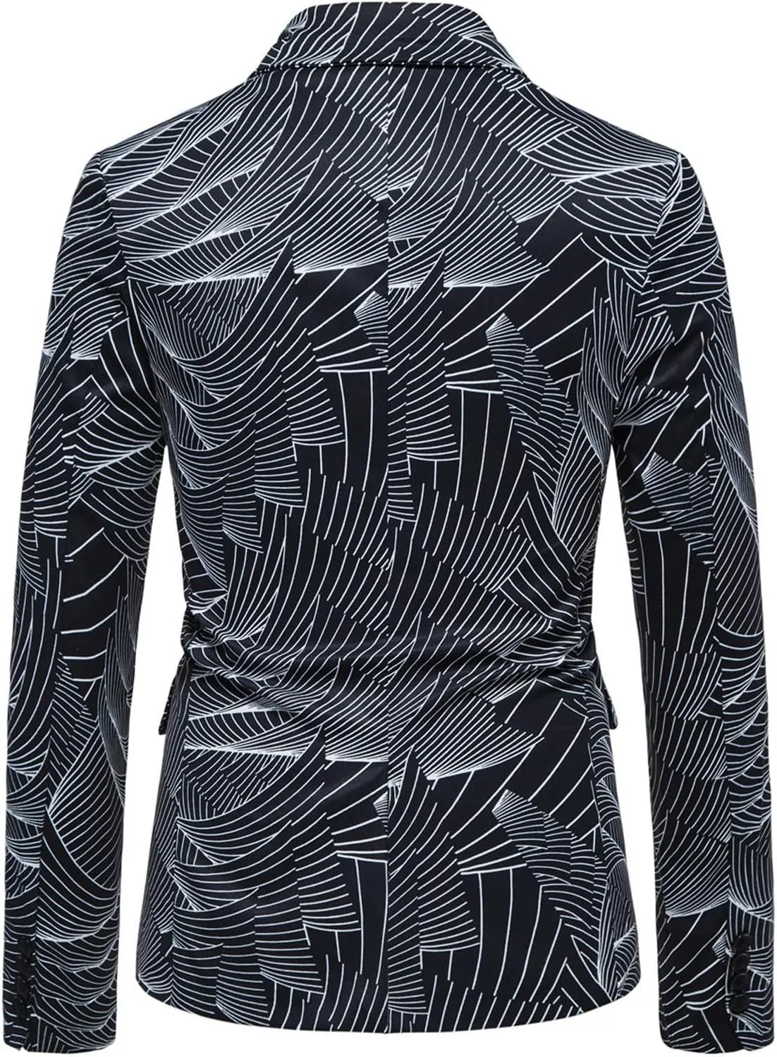 Blazers for Men Men's Luxury Casual Striped Suit Blouse Lapel Button Slim Fit Stylish Jacket Shirt Party formal
