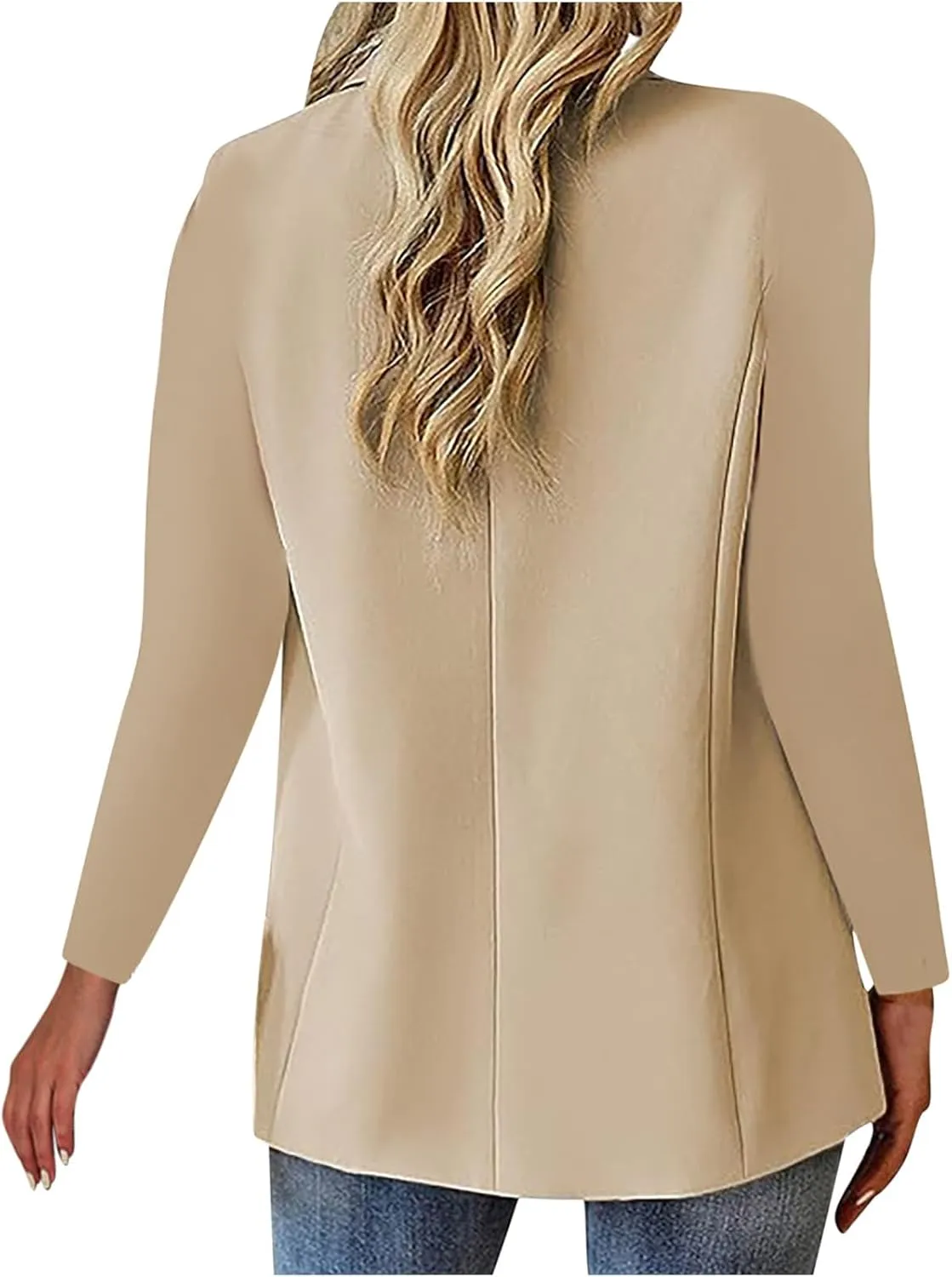 Blazers For Women Trendy Dressy Suit Jackets, Winter Bussiness Comfy Suit Clothes 2024,Button Open Front Suit Tops