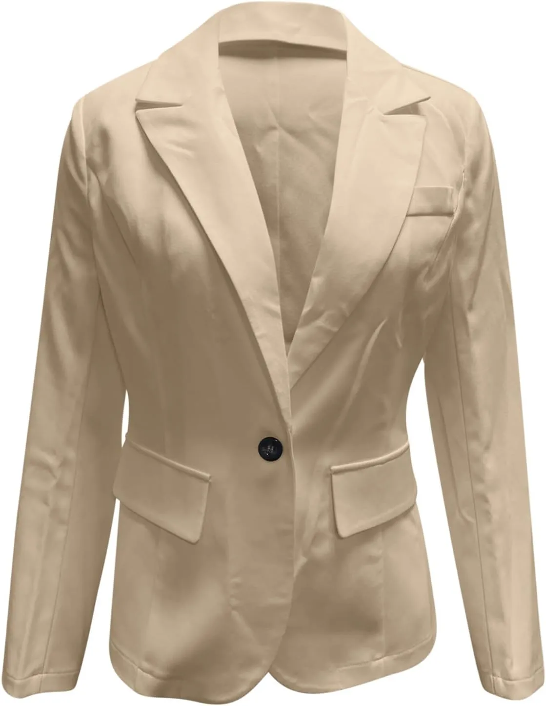 Blazers For Women Trendy Dressy Suit Jackets, Winter Bussiness Comfy Suit Clothes 2024,Button Open Front Suit Tops