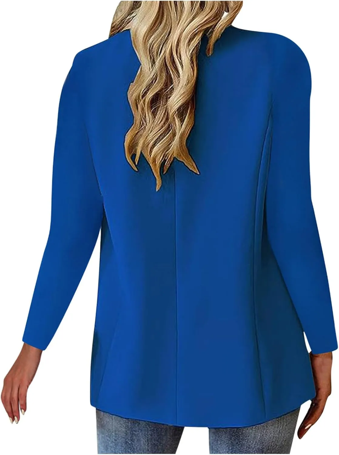 Blazers For Women Trendy Dressy Suit Jackets, Winter Bussiness Comfy Suit Clothes 2024,Button Open Front Suit Tops