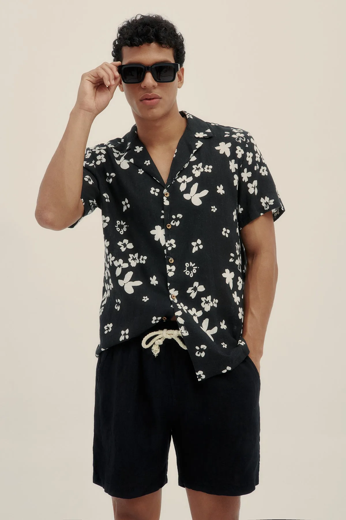 Blossom Camp-Collar Shirt