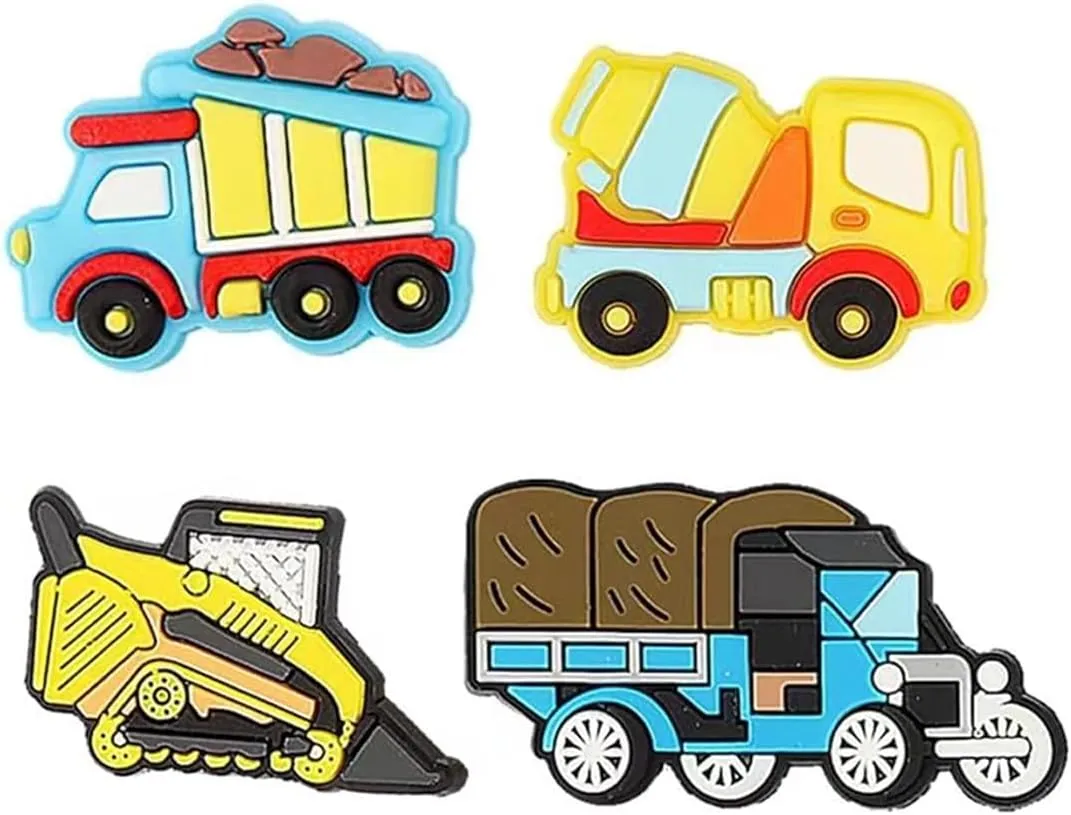 BOWNDY PVC Sports Cars Shoe Charms - Bulk Pack of Cute Random Charms