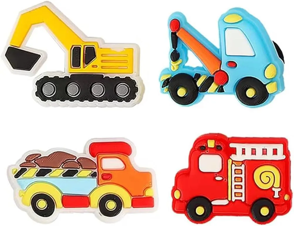 BOWNDY PVC Sports Cars Shoe Charms - Bulk Pack of Cute Random Charms