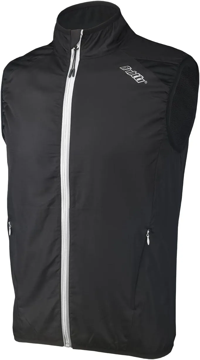 bpbtti Men's Cycling Running Vest Sleeveless Windbreakers With Two side Pockets(2.0) - Windproof, Breathable and Reflective