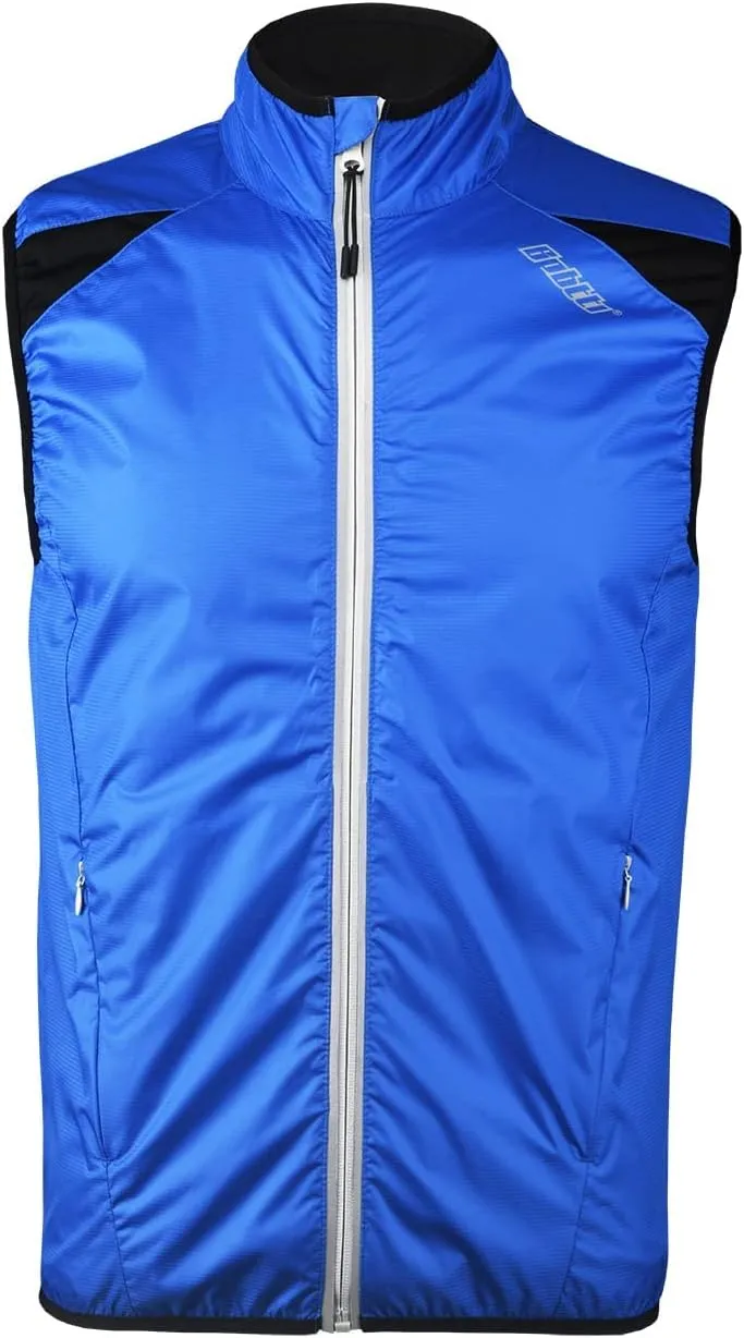 bpbtti Men's Cycling Running Vest Sleeveless Windbreakers With Two side Pockets(2.0) - Windproof, Breathable and Reflective