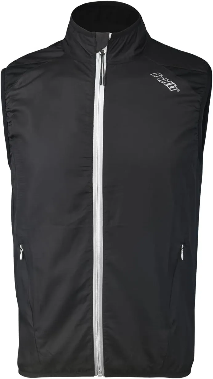 bpbtti Men's Cycling Running Vest Sleeveless Windbreakers With Two side Pockets(2.0) - Windproof, Breathable and Reflective