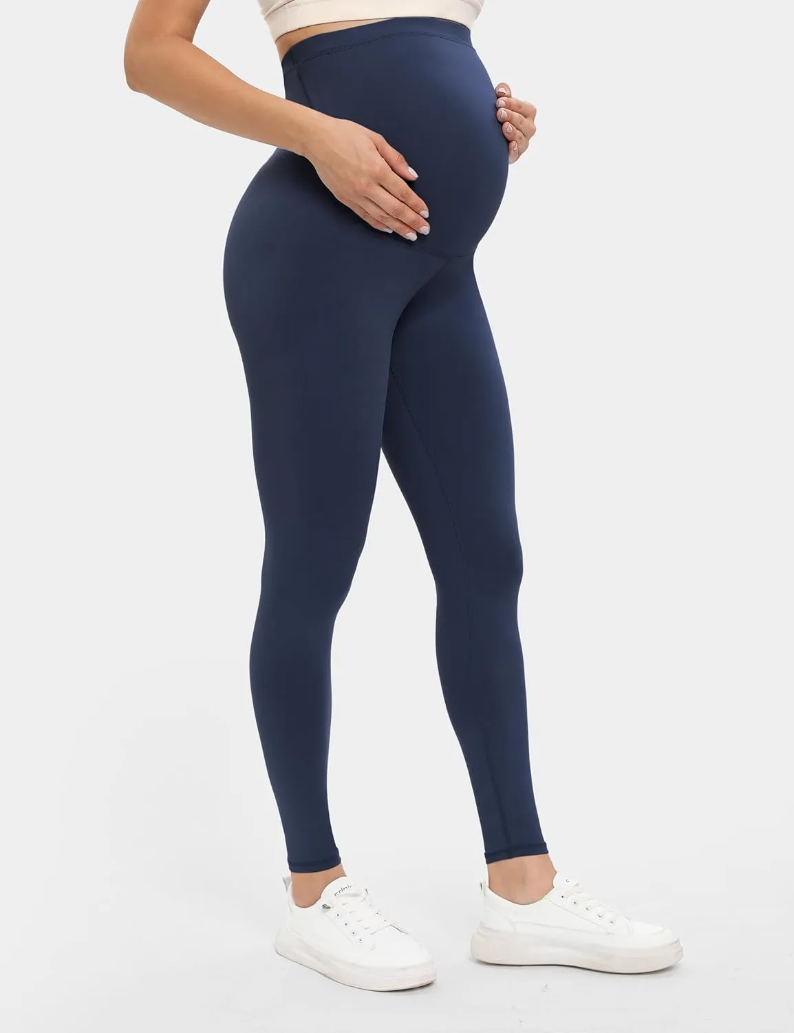 Buttergene 4 Pack Women's Creamlush Maternity Leggings Maternity Yoga Pants Pregnancy Leggings Maternity Clothes