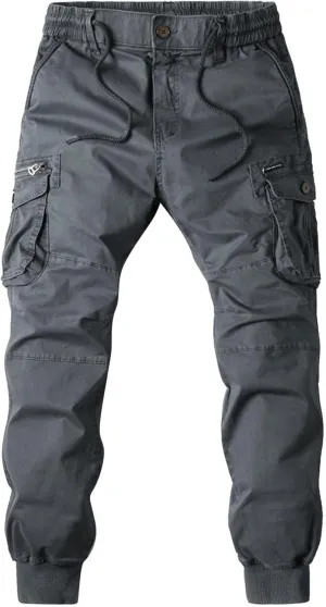 Cargo Work Pants for Men 6 Pocket Work Pants Trousers Men's Pants Cotton Athletic Pants