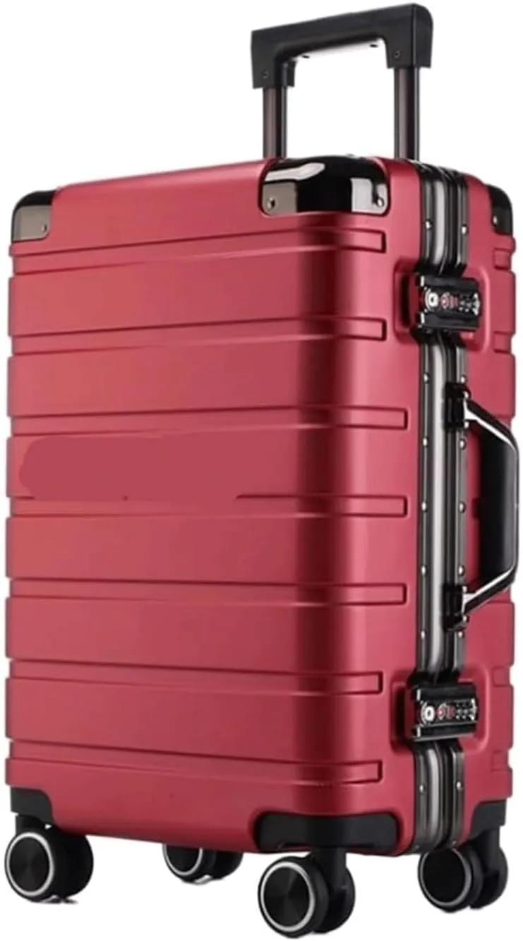 Carry On Luggage Hard Luggage Practical Suitcase for Easy Storage Luggage Double Row Spinner Wheels Trolley Luggage Portable Suitcases Lightweight