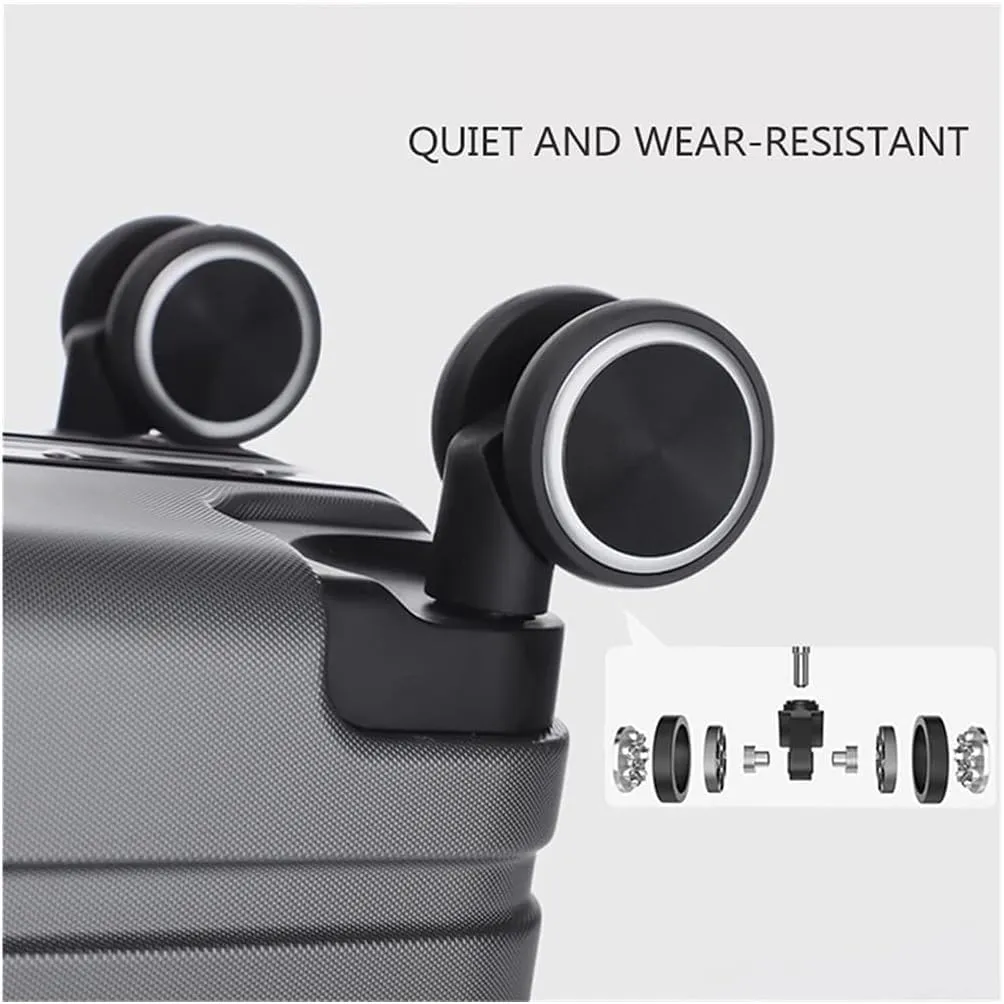 Carry On Luggage Hard Luggage Practical Suitcase for Easy Storage Luggage Double Row Spinner Wheels Trolley Luggage Portable Suitcases Lightweight