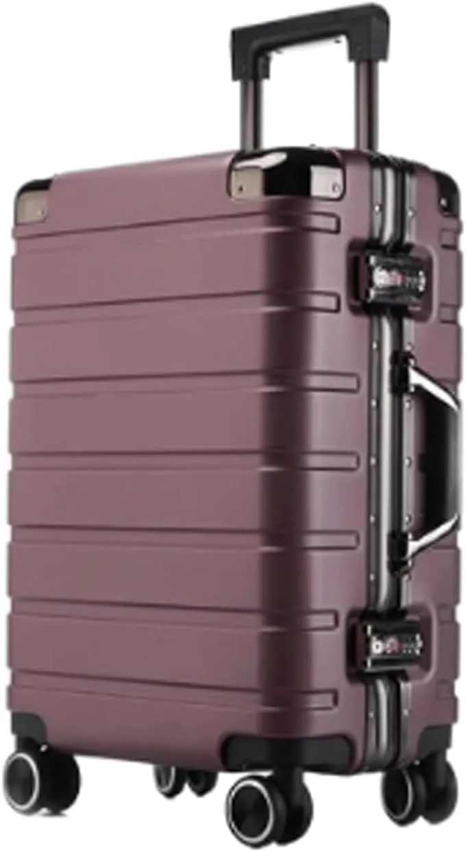 Carry On Luggage Hard Luggage Practical Suitcase for Easy Storage Luggage Double Row Spinner Wheels Trolley Luggage Portable Suitcases Lightweight