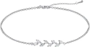 Chain Bracelets for Teen Girls Women ASCOMY Dainty Bracelets For Women Plated Tiny Cubic Zirconia Leaf Dot Chain Bracelets Minimalist Personalized Adjustable Bangle- Link and Italian Jewelry Gifts