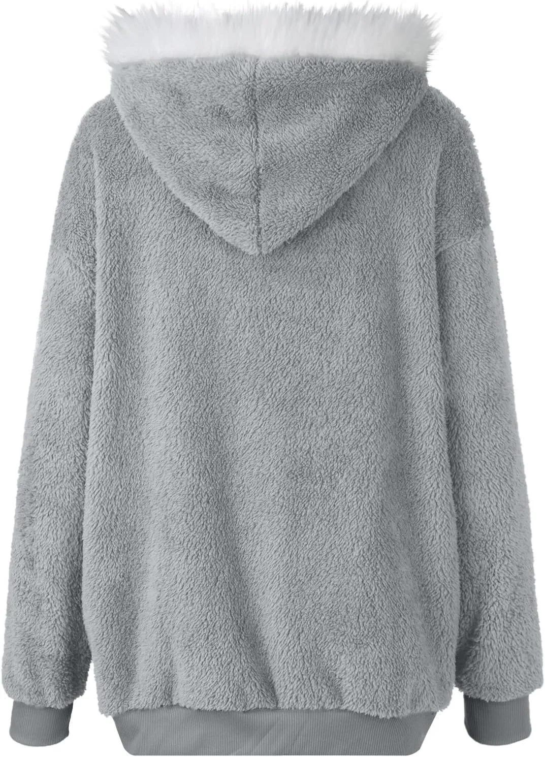 ChicCrate 2025 Womens Fuzzy Fleece Zip Up Jacket Sherpa Hoodies Winter Coats Trendy Warm Clothes Casual Pullover