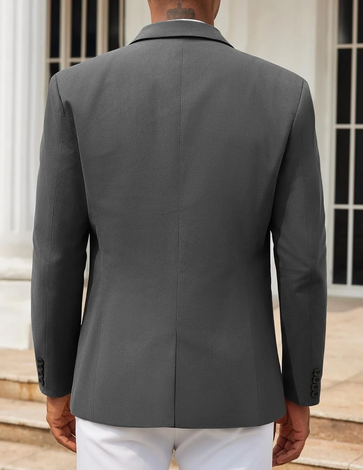 COOFANDY Men's Casual Blazers Sport Coats Slim Fit Cotton Sport Jackets 1 Button Lightweight Suit Jackets