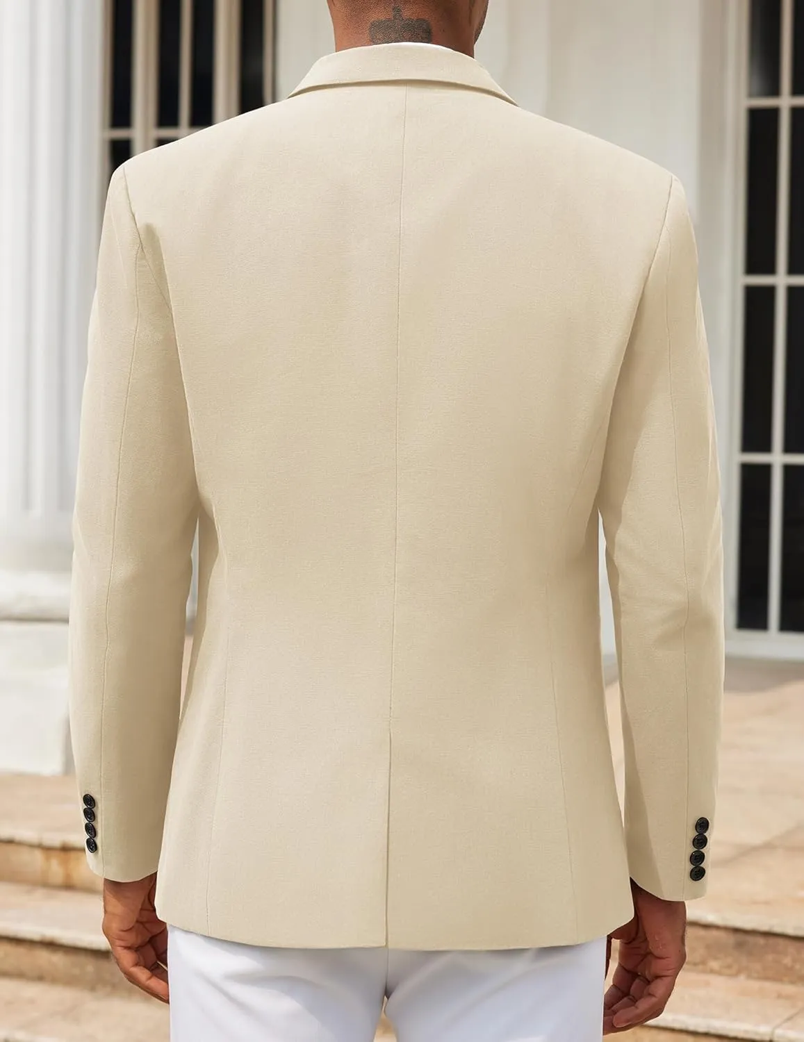 COOFANDY Men's Casual Blazers Sport Coats Slim Fit Cotton Sport Jackets 1 Button Lightweight Suit Jackets