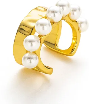 C.Paravano Ear Cuffs for Women Gold Cuff Earrings Earring cuffs for women sterling silver Earring Cuffs for Women Non Pierced