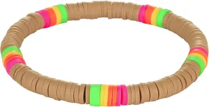 CQUAN CHI Friendship Bracelets Heishi Beaded Stretch Bracelets Vintage Bracelets For Women