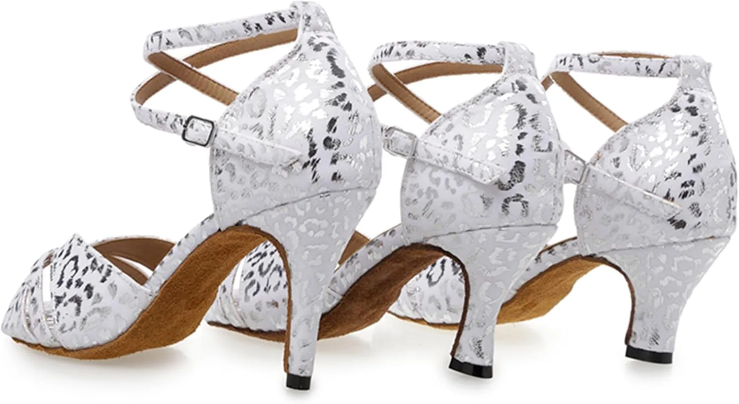 Dance Heel for Women Girls Cross Strap Ballroom Shoes Bridal Wedding Sandals X009