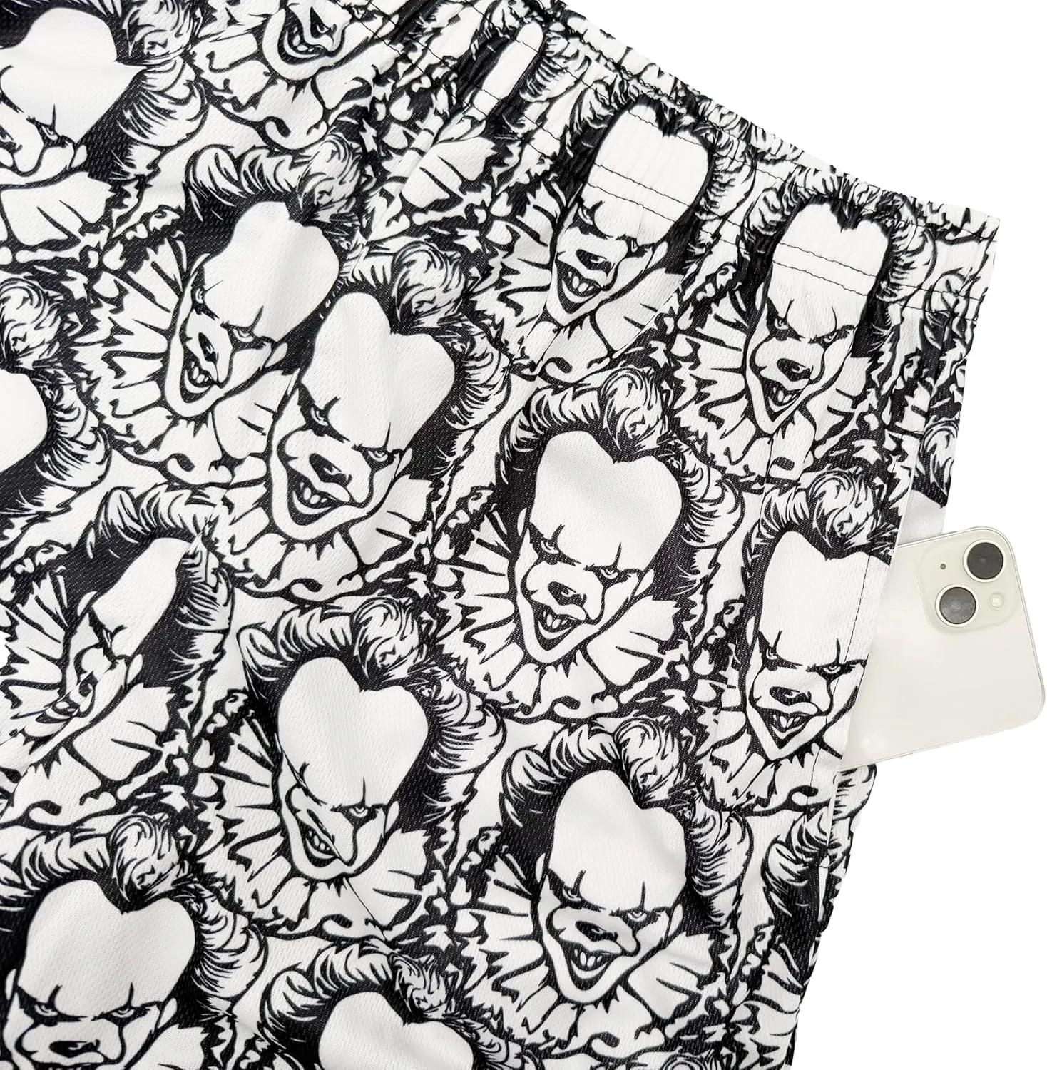DIOTSR Mens Graphic Shorts Casual Flat Front Shorts Cool Streetwear Designer Shorts Drawstring Summer
