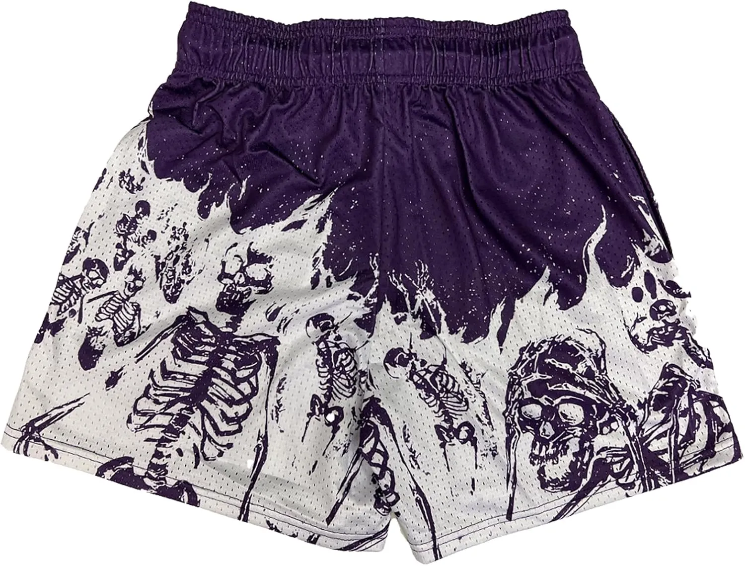 DIOTSR Mens Graphic Shorts Casual Flat Front Shorts Cool Streetwear Designer Shorts Drawstring Summer