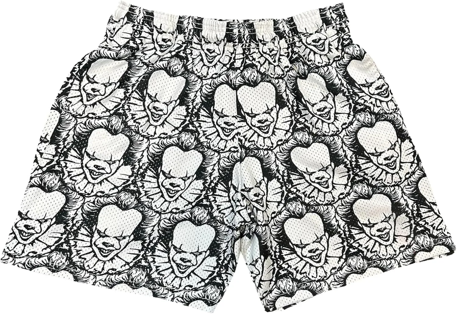 DIOTSR Mens Graphic Shorts Casual Flat Front Shorts Cool Streetwear Designer Shorts Drawstring Summer