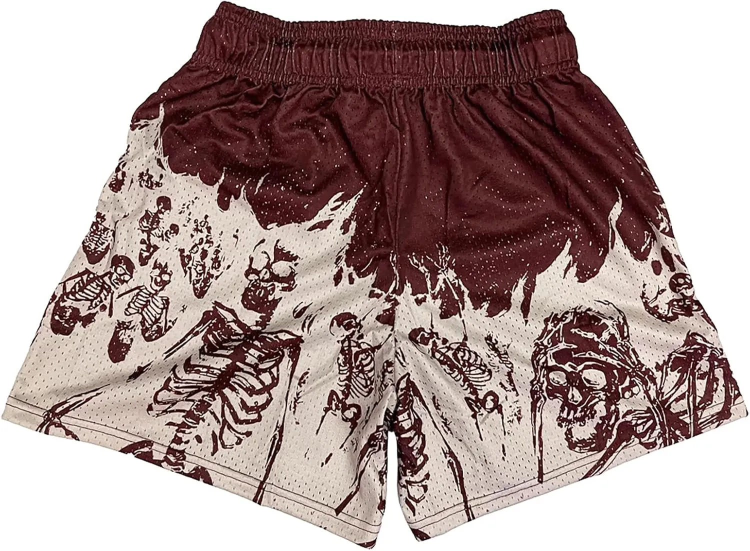 DIOTSR Mens Graphic Shorts Casual Flat Front Shorts Cool Streetwear Designer Shorts Drawstring Summer
