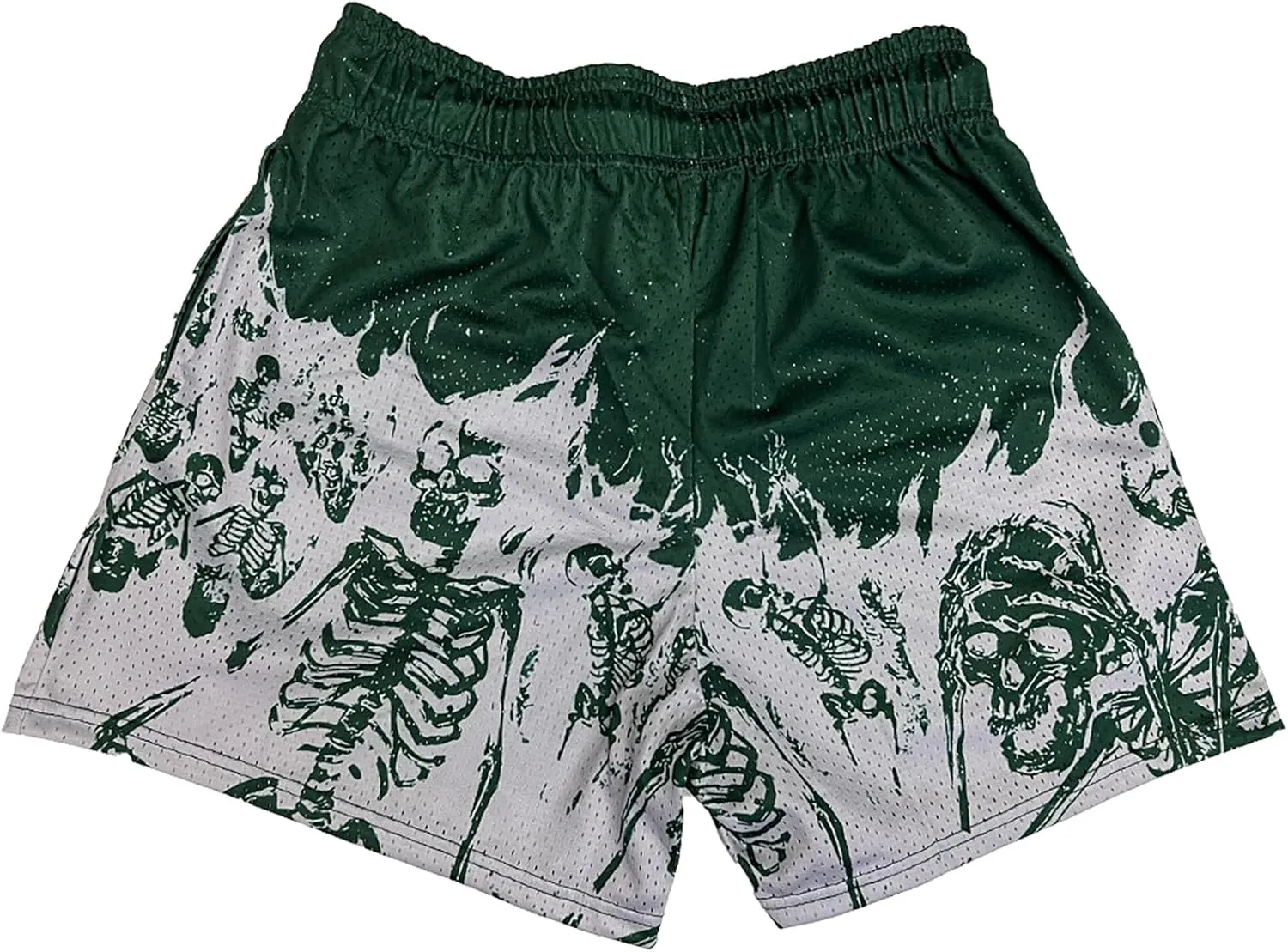 DIOTSR Mens Graphic Shorts Casual Flat Front Shorts Cool Streetwear Designer Shorts Drawstring Summer
