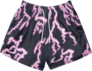 DIOTSR Mens Graphic Shorts Summer Casual Flat Front Shorts Cool Streetwear Designer Shorts Drawstring