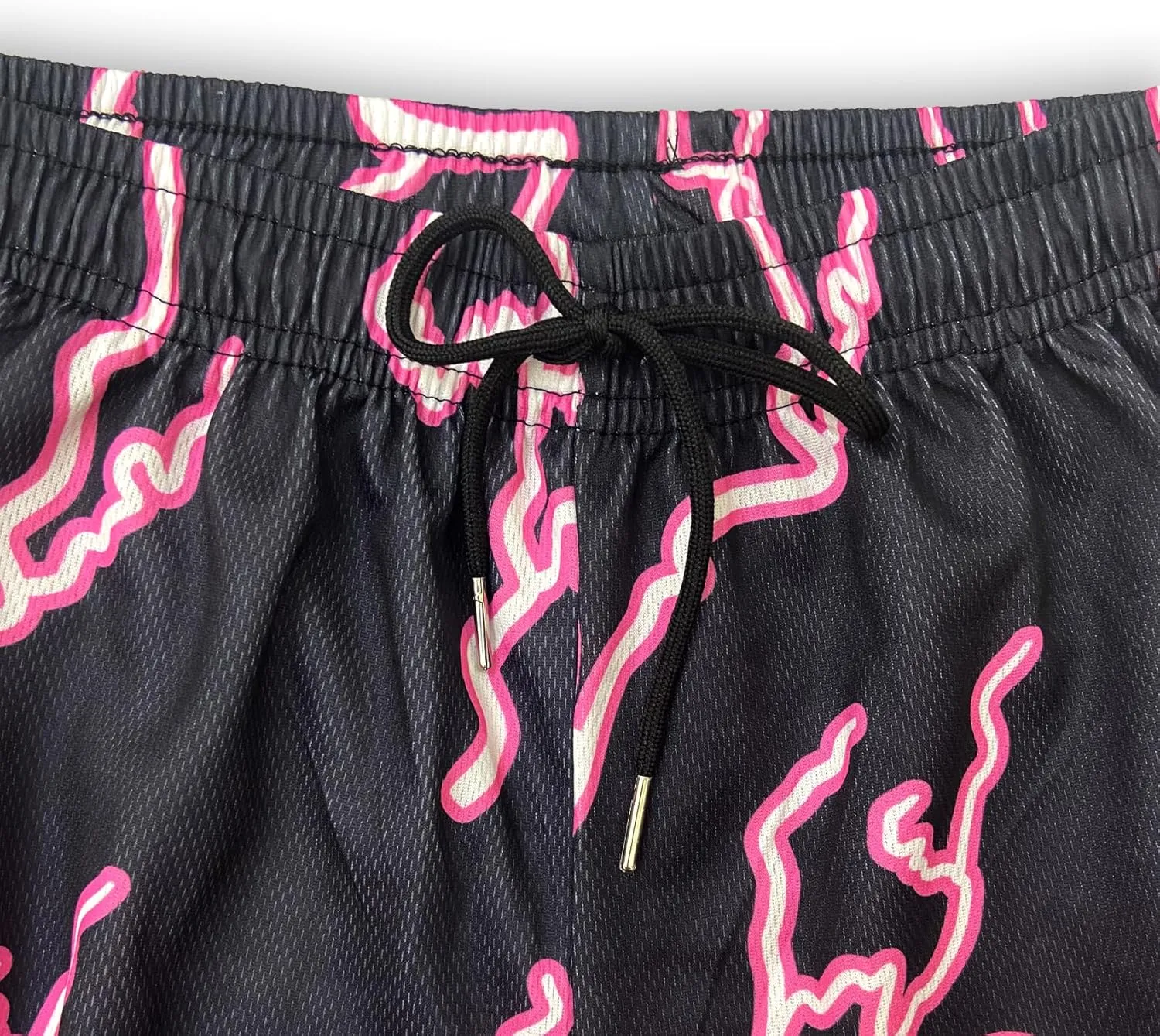 DIOTSR Mens Graphic Shorts Summer Casual Flat Front Shorts Cool Streetwear Designer Shorts Drawstring