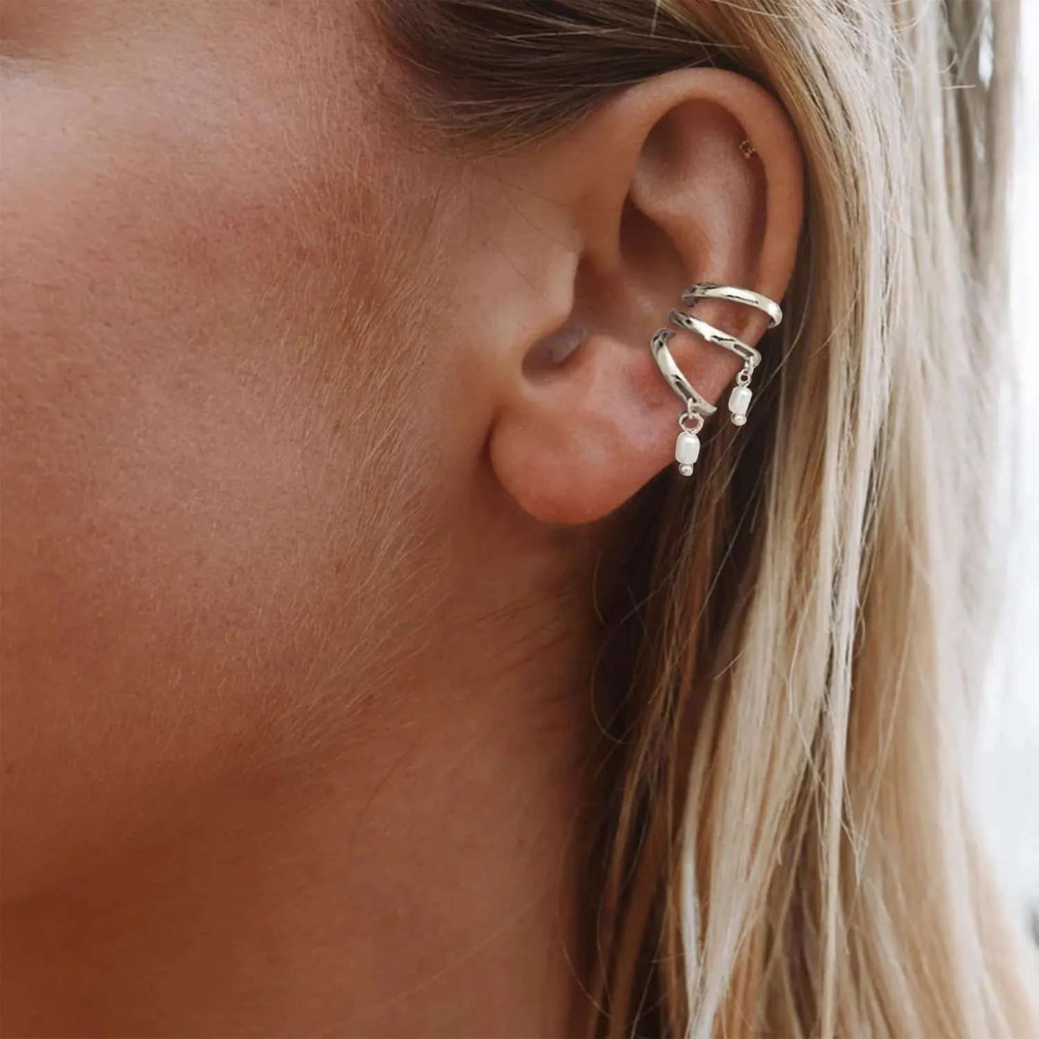 Ear Cuff Earrings for Women Ear Cuffs Non Piercing Jewelry Trendy Stuff Ears Clip on Cartilage Earring Fake Earrings Christmas Gifts Stocking Stuffers