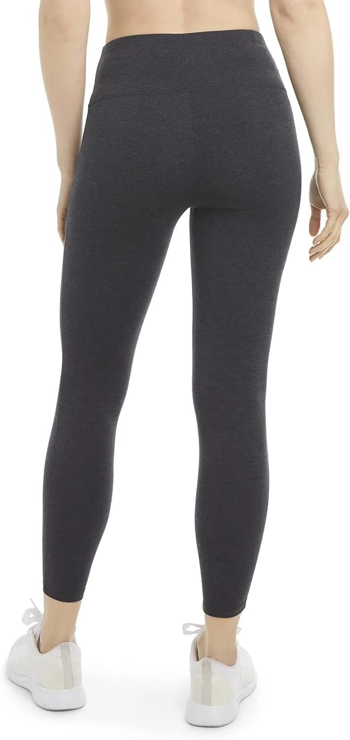 Energy Zone Women's Cotton Stretch High Waist Ankle Legging