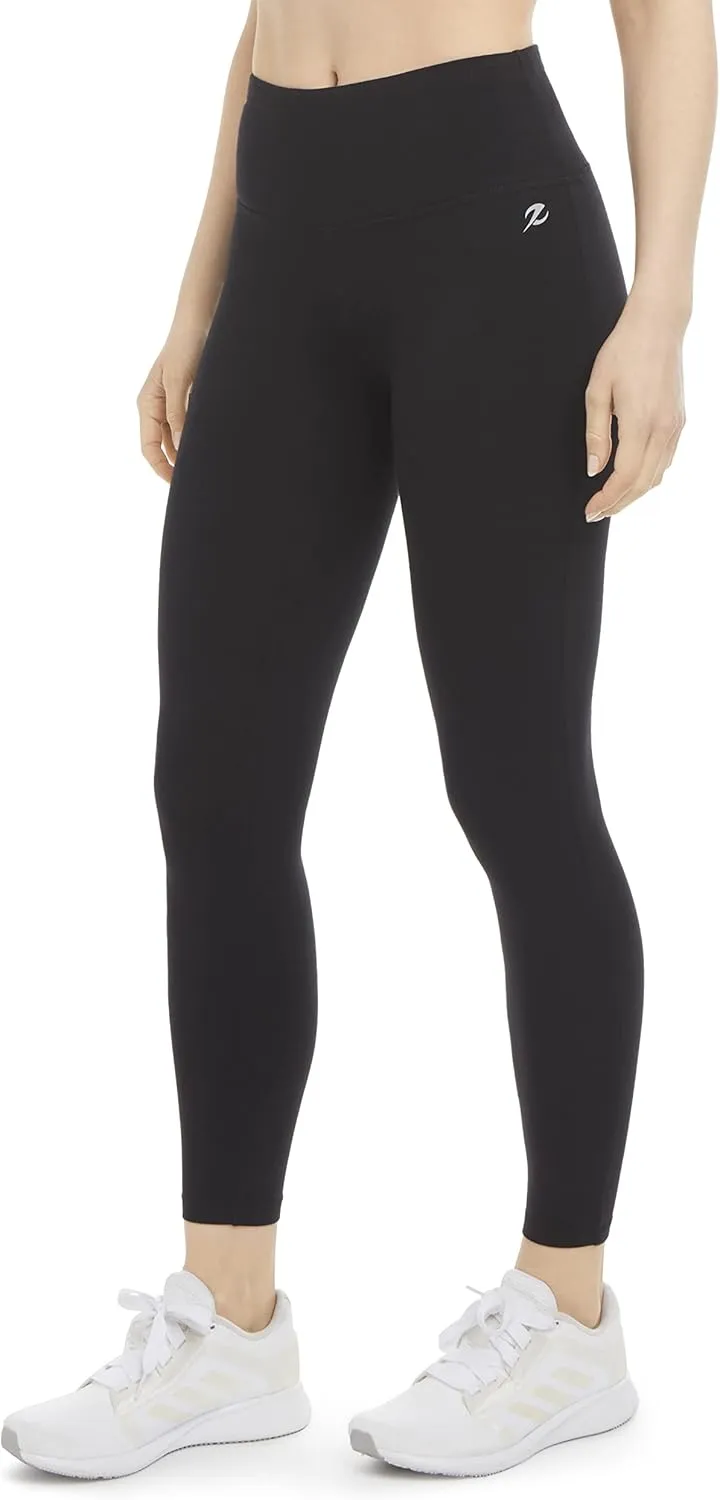 Energy Zone Women's Cotton Stretch High Waist Ankle Legging