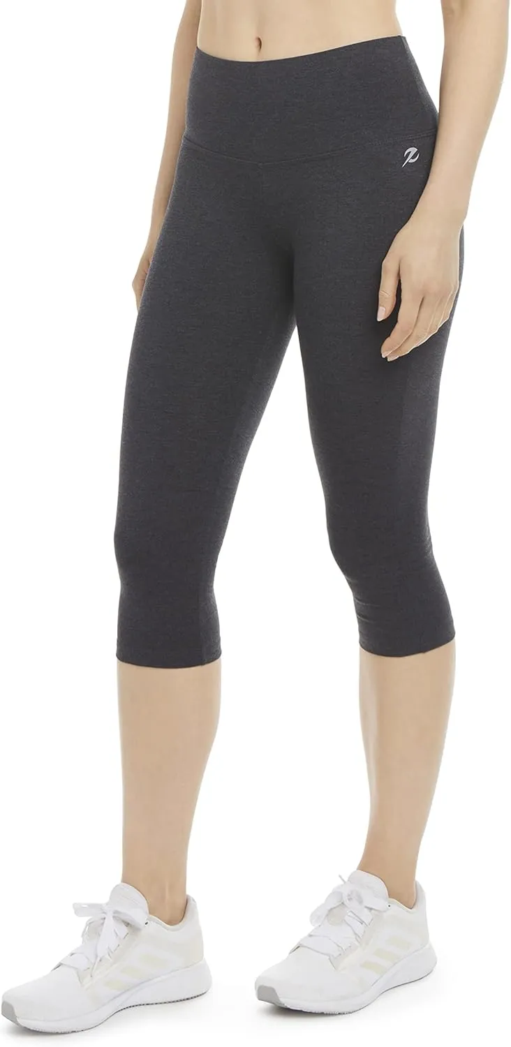 Energy Zone Women's Cotton Stretch High Waist Crop Legging