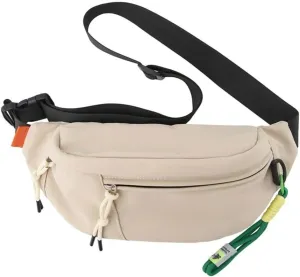 Fashionable Sports Running Waist Bag Large Capacity Nylon Belt Pouches Cycling Crossbody Chest Bag for Men and Women