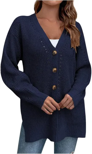 Febecool Cardigan For Women Button Stand Collar Zipper Coat Cotton Top Jackets For Women Winter Coats For Women Vintage