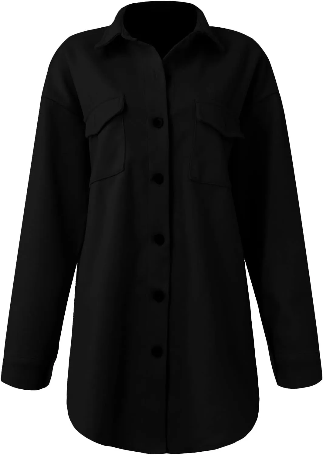 Febecool Cardigan For Women Long Sleeve Slim Fit Double Breasted Coat Denim Jacket For Women Winter Coats For Women Oversized
