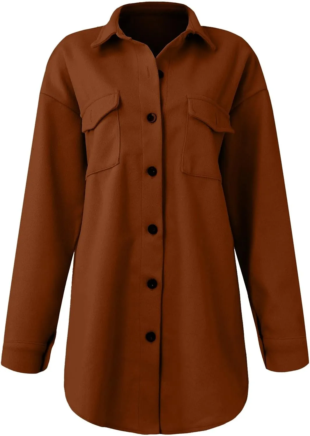 Febecool Cardigan For Women Long Sleeve Slim Fit Double Breasted Coat Denim Jacket For Women Winter Coats For Women Oversized