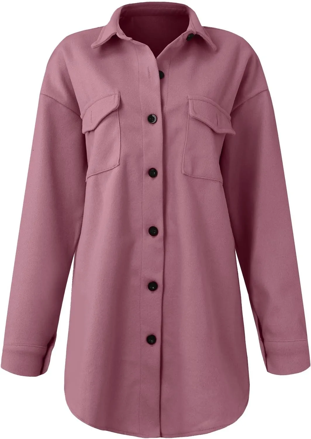 Febecool Cardigan For Women Long Sleeve Slim Fit Double Breasted Coat Denim Jacket For Women Winter Coats For Women Oversized