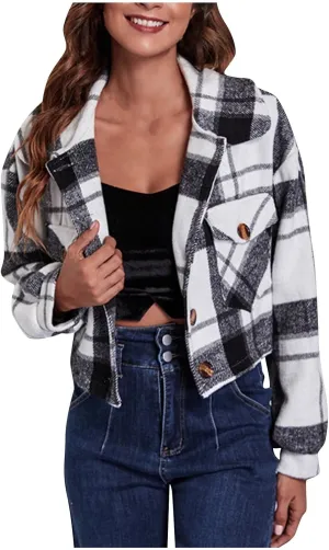 Febecool Cardigan Sweaters For Women Plus Size Plush Sweater Jacket Black Cardigan For Women Solid Stripe Rain Jacket