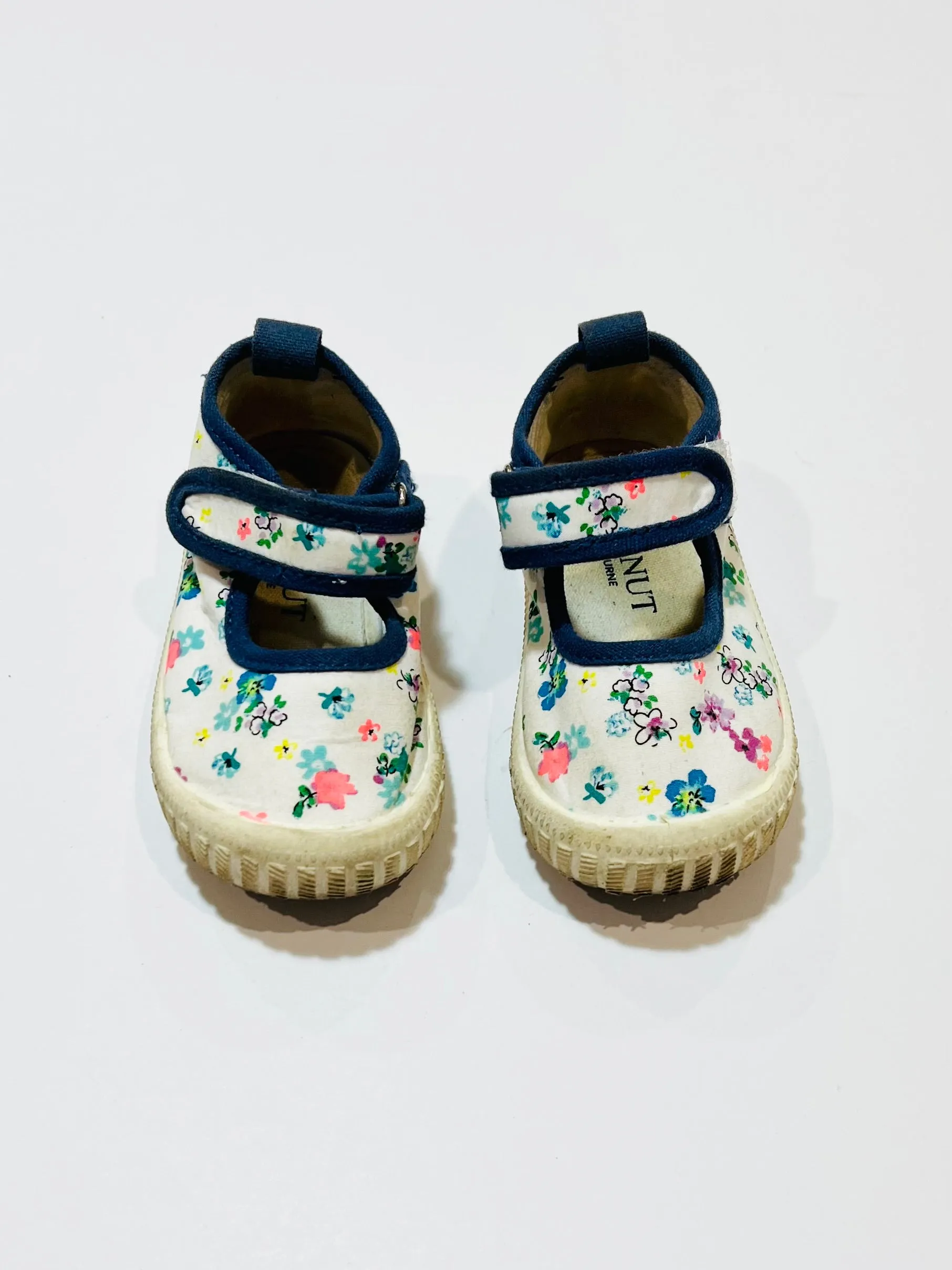 Floral canvas Mary-Janes - Size EU22
