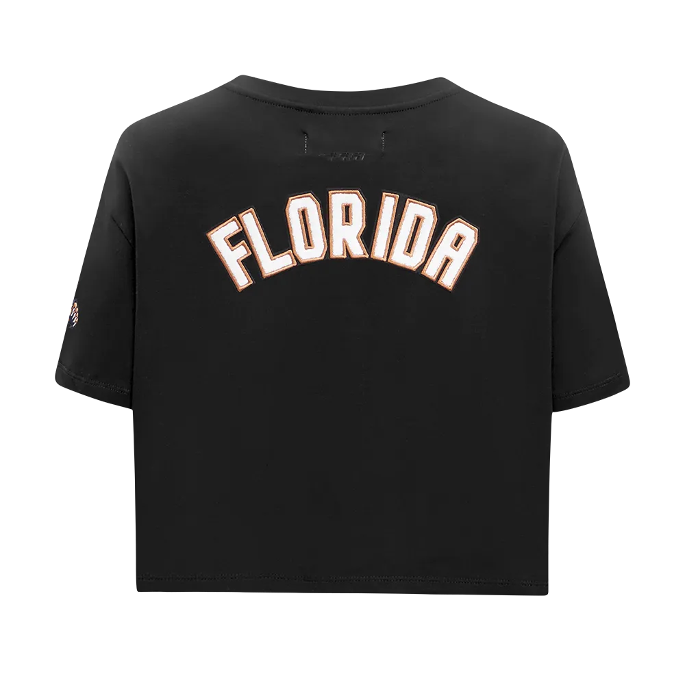 FLORIDA PANTHERS CLASSIC WOMEN'S SJ BOXY TEE (BLACK)