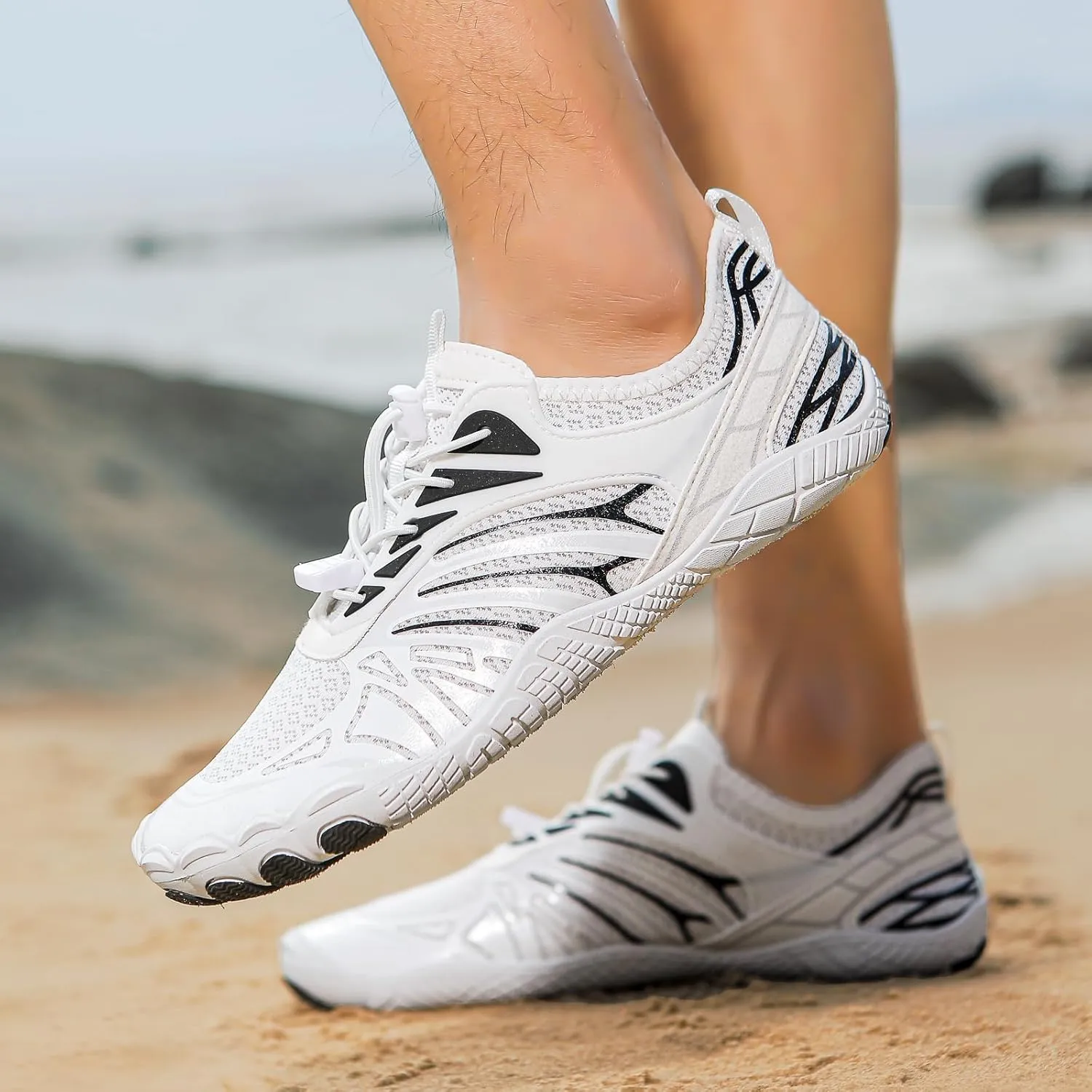 Footwear Pro Hike Barefoot Shoes Women Men Waterproof Trail Running Healthy & Non-Slip Barefoot Shoes for Women Beach Swim Surf Hiking Walking Shoes